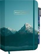 Pocket Bullet Journal "mountain calling" mit Original Tombow Brush Pen Fudenosuke in schwarz